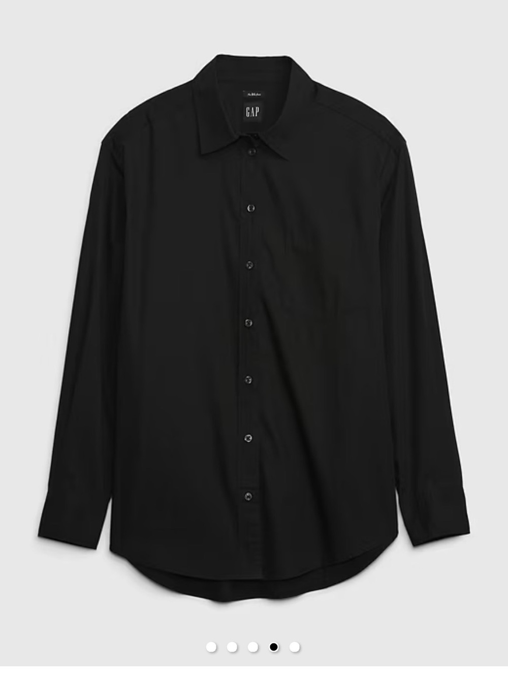 Organic Cotton Poplin Big Shirt MEDIUM - Picture 5 of 8
